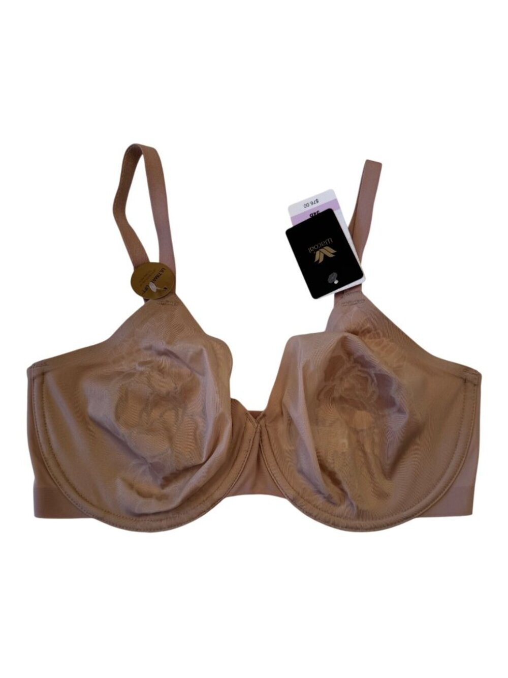 Wacoal Ultimate Lift Bra Size 34D Nude NWT